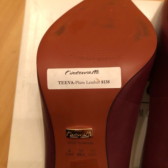 Burgundy heels from L’intervalle - Picture 6 of 6